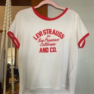 Levi cropped T-shirt